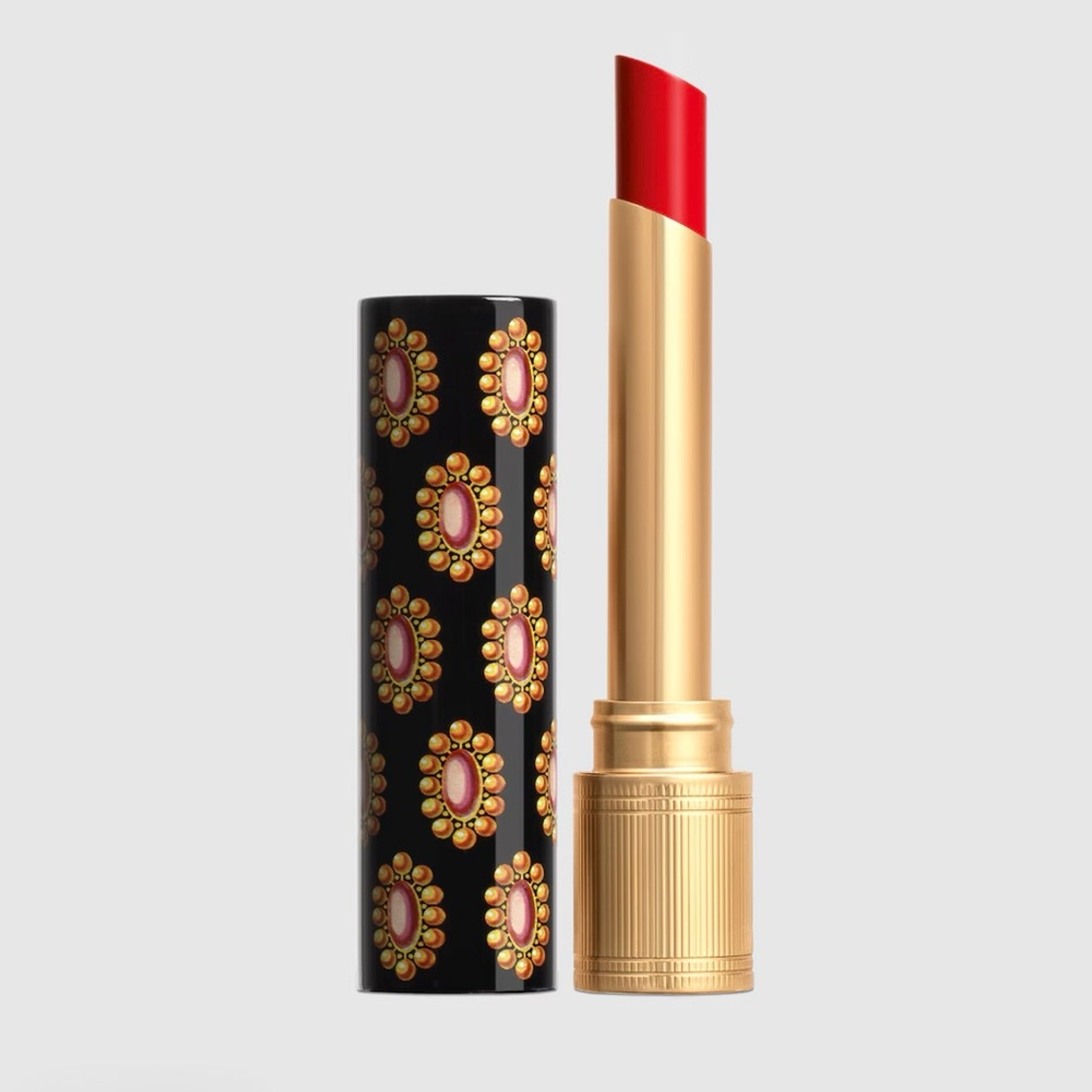 Gucci De Beaute Brilliant Glow & Care Lipstick 25 Goldie Red